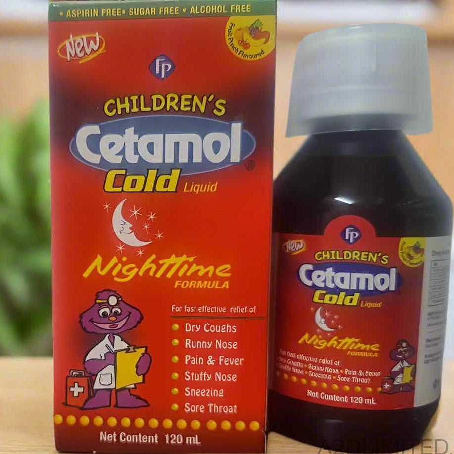 Cetamol Cold liquid (night time) 120ml