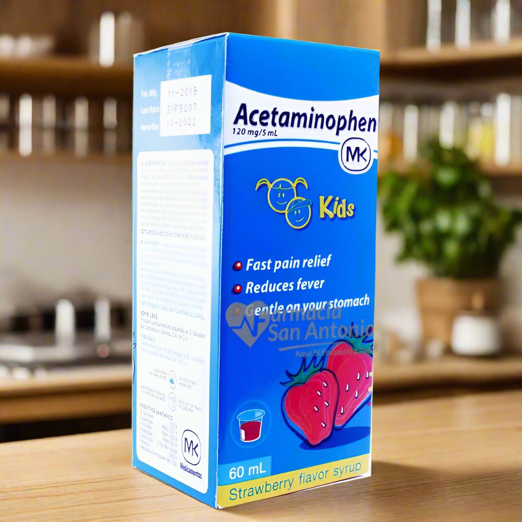 Acetaminophen MK strawberry flavor syrup (60ml) - A2D LIMITED @Ashbiz