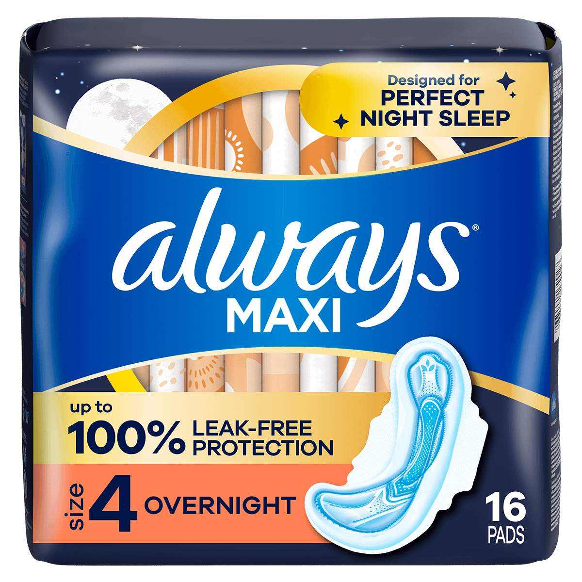 Always Maxi 16 Pads - A2D LIMITED @Ashbiz