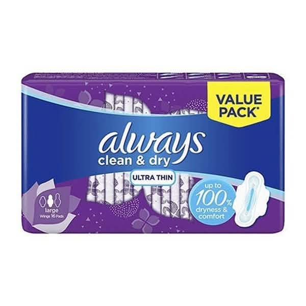 Always Ultra Thin 20 Pads - A2D LIMITED @Ashbiz