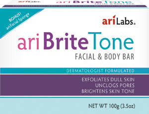 Ari Brite Tone Bar soap - A2D LIMITED @Ashbiz
