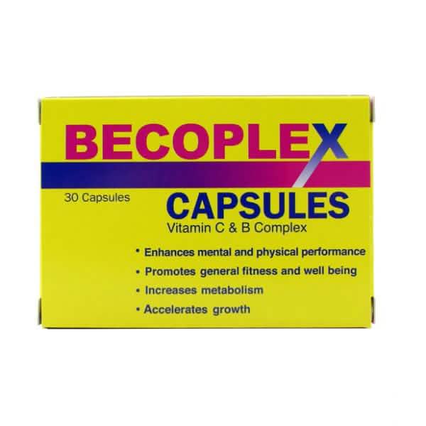 Becoplex Capsules 30's - A2D LIMITED @Ashbiz