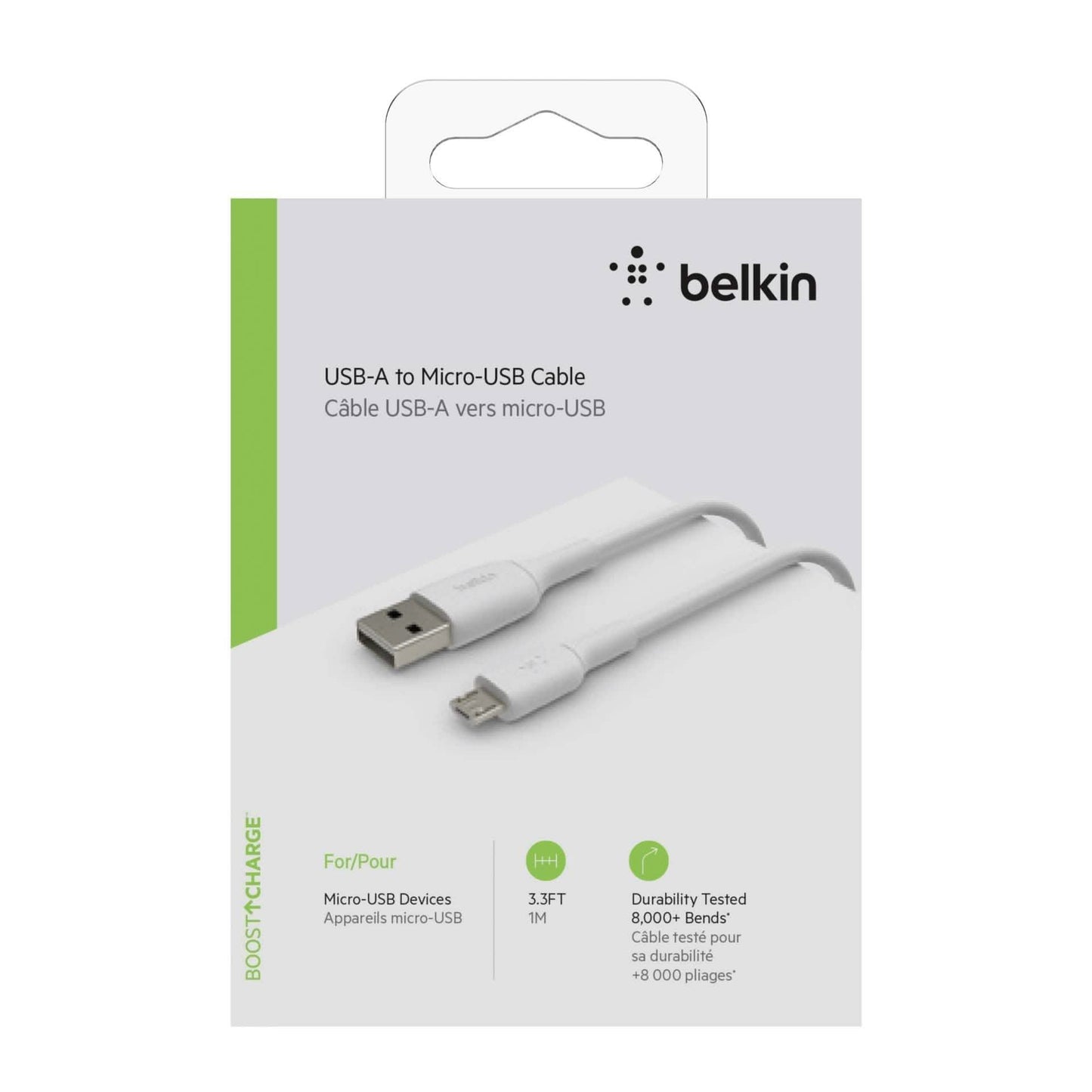Belkin Boast Charge USB - A to Micro USB Charging Cable - A2D LIMITED @Ashbiz