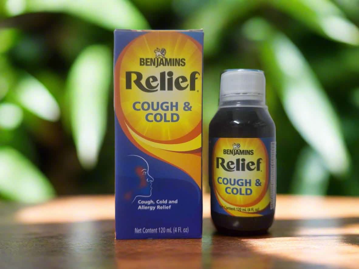 Benj Relief Cough & Cold 120ml - A2D LIMITED @Ashbiz