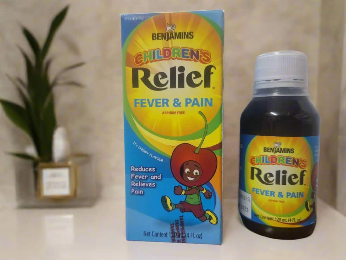 Benj Relief Fever and Pain 120ml - A2D LIMITED @Ashbiz