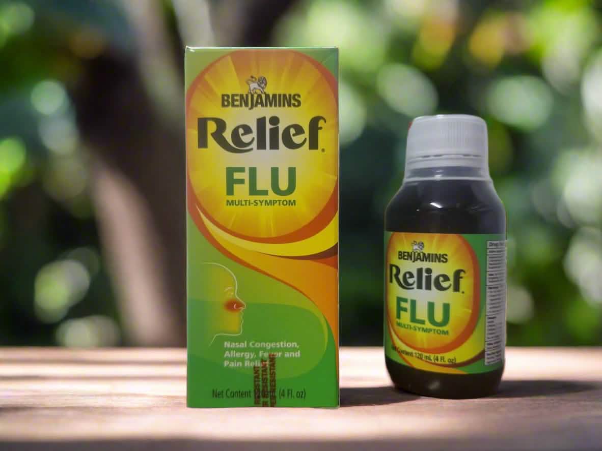 Benj Relief Flu 120ml - A2D LIMITED @Ashbiz