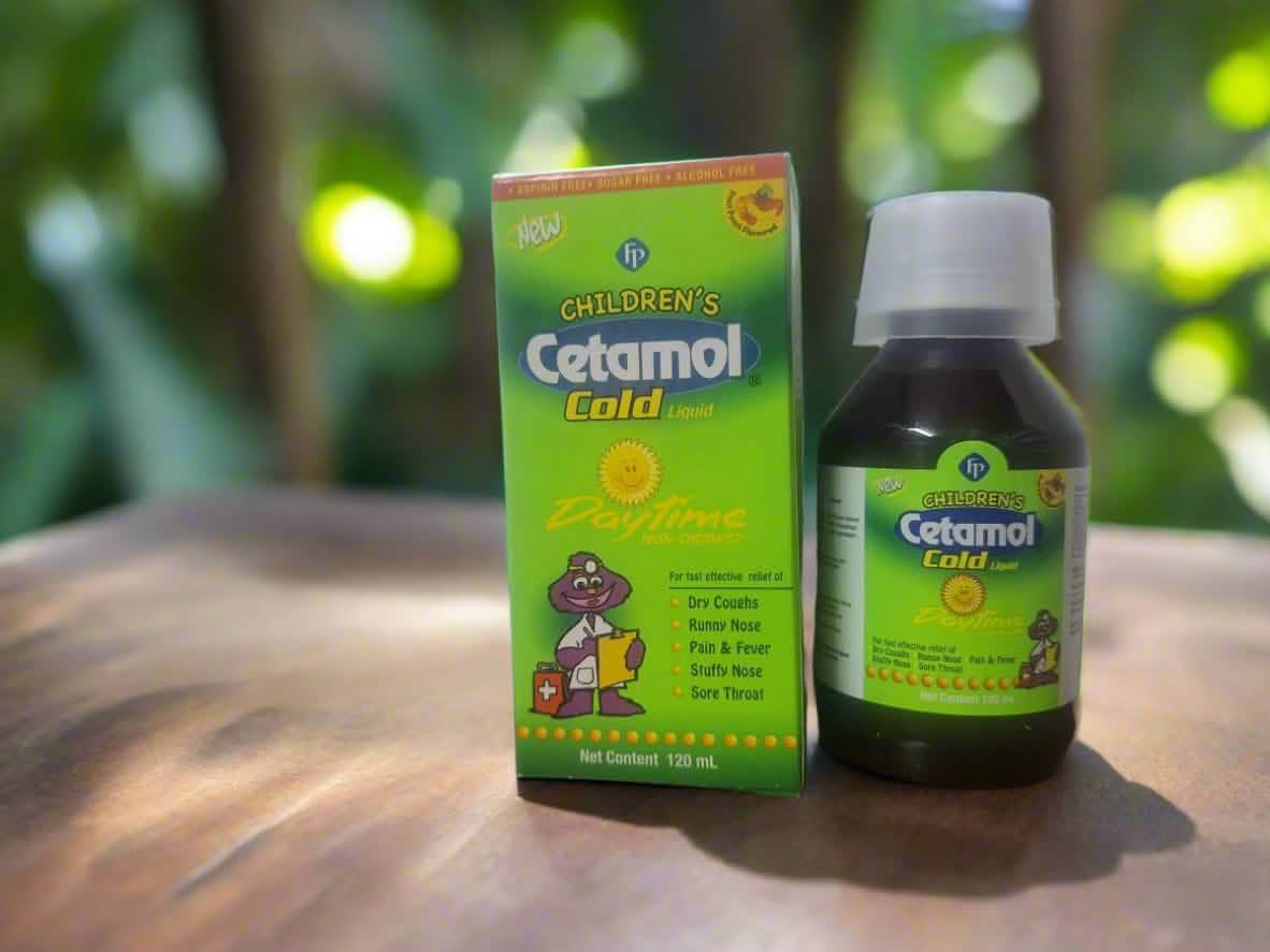 Cetamol Cold Liquid (daytime) 120 ml - A2D LIMITED @Ashbiz