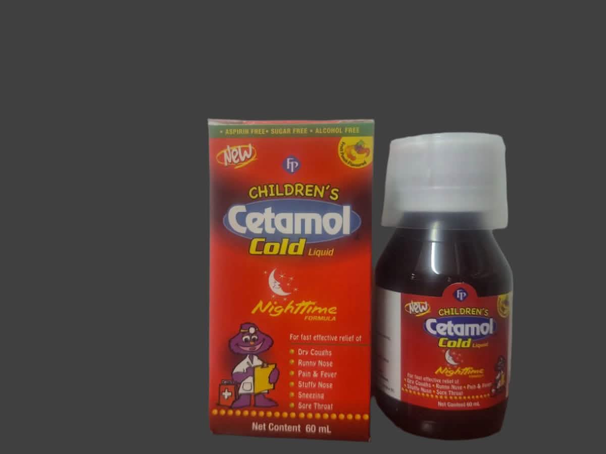 Cetamol Cold (nighttime) 60 ml - A2D LIMITED @Ashbiz