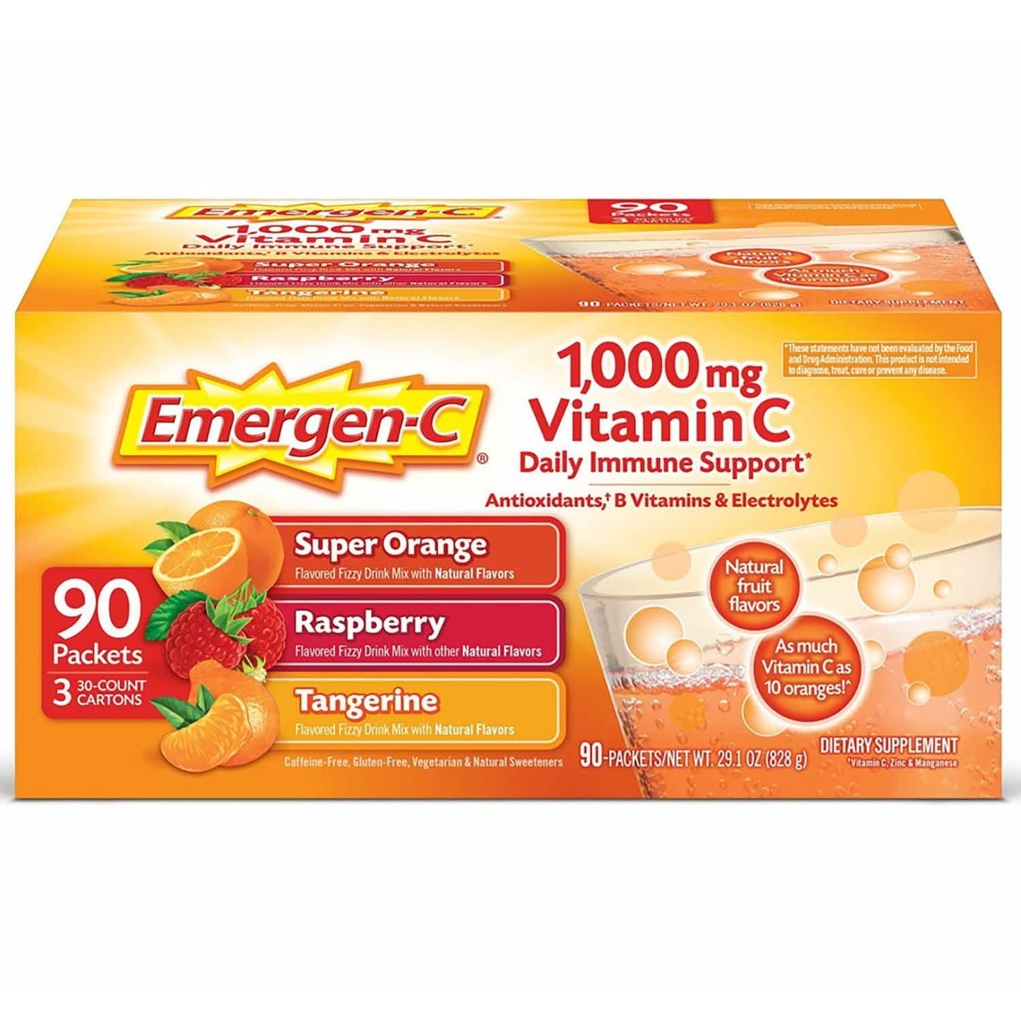 Emergen C 1000mg x90 - A2D LIMITED @Ashbiz