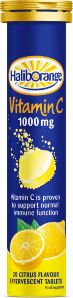Haliborange Vitamin C 1000mg Effervescent Citrus 20's - A2D LIMITED @Ashbiz