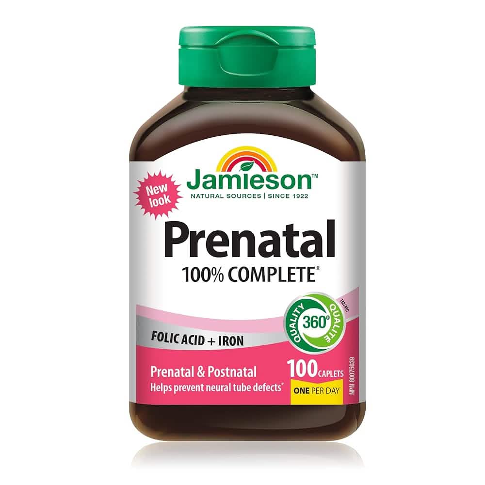 Jamieson Prenatal Complete Caplete 100's - A2D LIMITED @Ashbiz