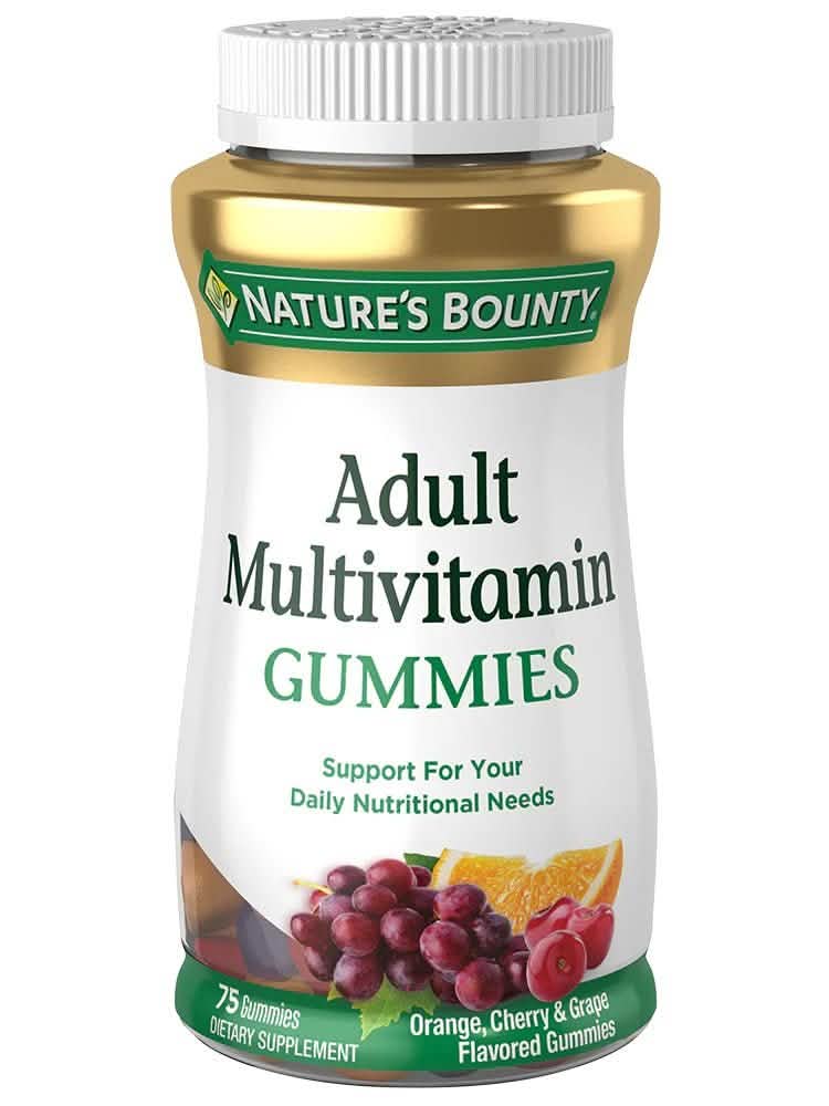 Nature's Bounty Adult Gummies * 75 - A2D LIMITED @Ashbiz