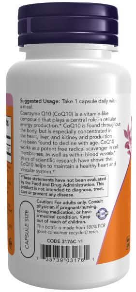 Now CoQ10 200 mg * 60 - A2D LIMITED @Ashbiz