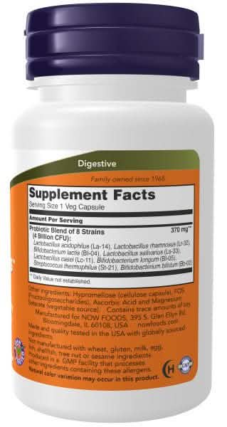 Now GR8 - Dophilus - 60 Veg Capsule - A2D LIMITED @Ashbiz