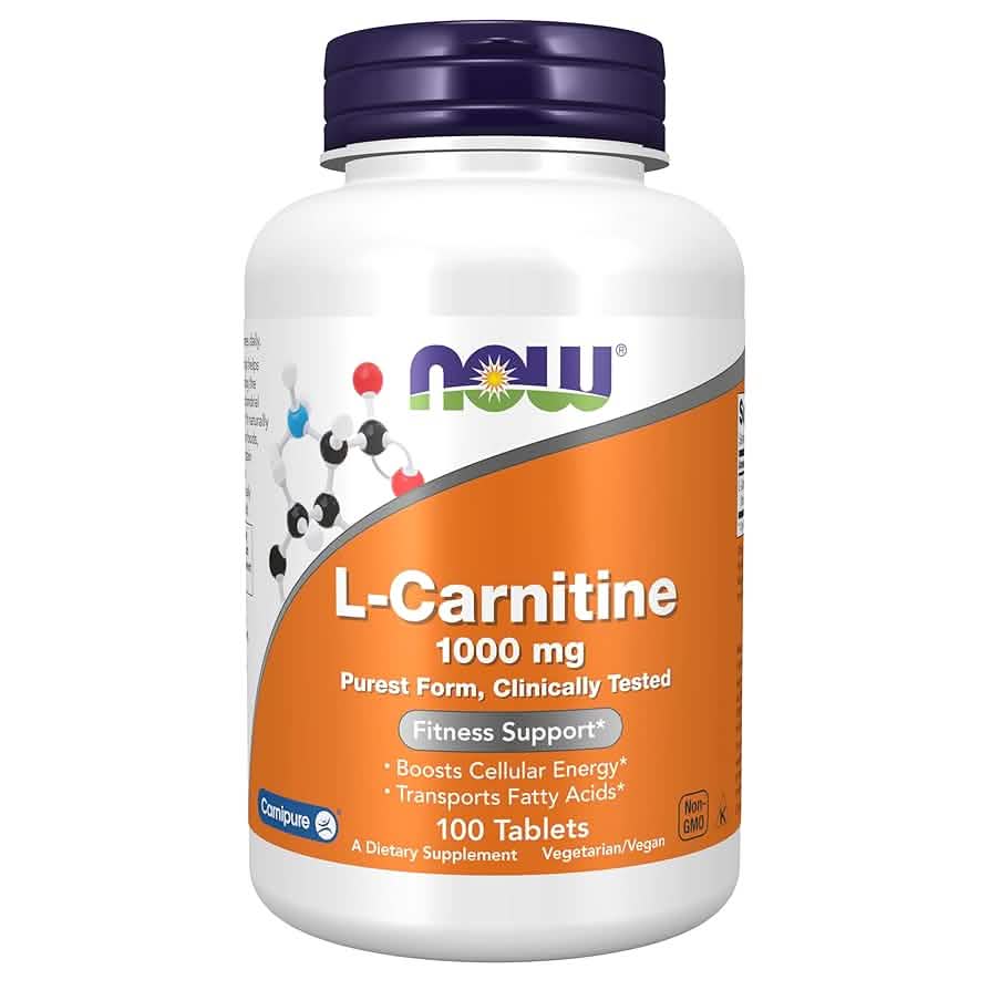 Now L - Carnitine 1000mg Tablets 50's - A2D LIMITED @Ashbiz