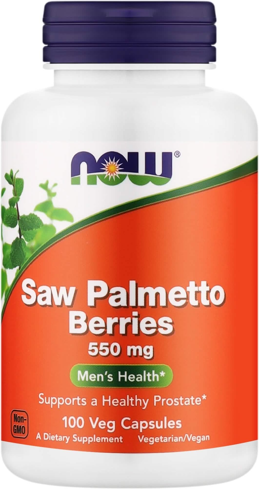 Now Saw Palmetto Berries 550mg Capsules 100's - A2D LIMITED @Ashbiz