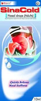 SinaCold Nasal Drops - A2D LIMITED @Ashbiz