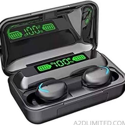 True Wireless Earbuds with Powerbank BTH - F9 - 5 (V5.4) - A2D LIMITED @Ashbiz