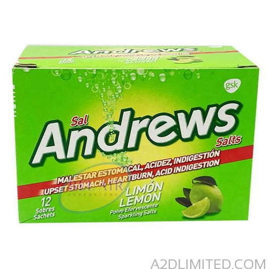 Andrews Salts Lemon 12 Sachet
