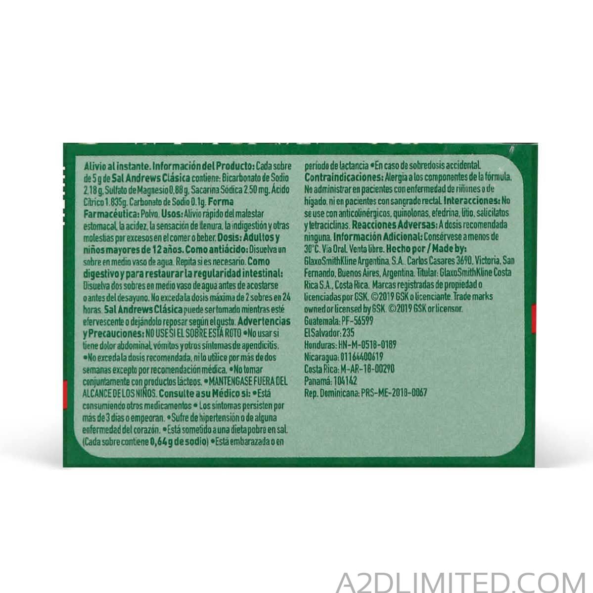 Andrews Salts Original 12 Sachet