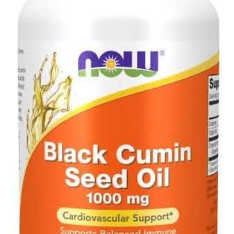 Black Cumin Seed Oil capsules 1000mg * 60 (Now)