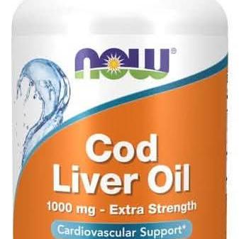 Cod Liver Oil 1000 mg * 90 (Now)