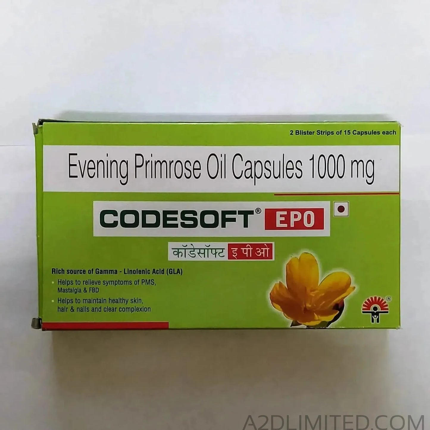 Evening Primrose Oil Capsule 1000mg (Codesoft EPO) 30's