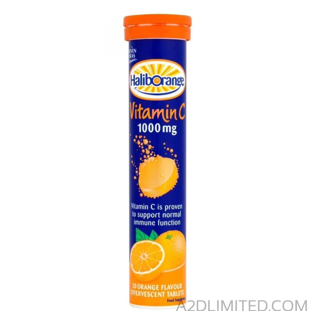 Haliborange Vitamin C 1000mg Effervescent Orange 20's