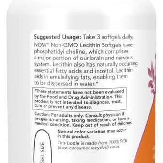 Lecithin 1200mg * 100 Soft gels (Now)