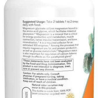 Magnesium Glycinate 200mg * 180 (Now)