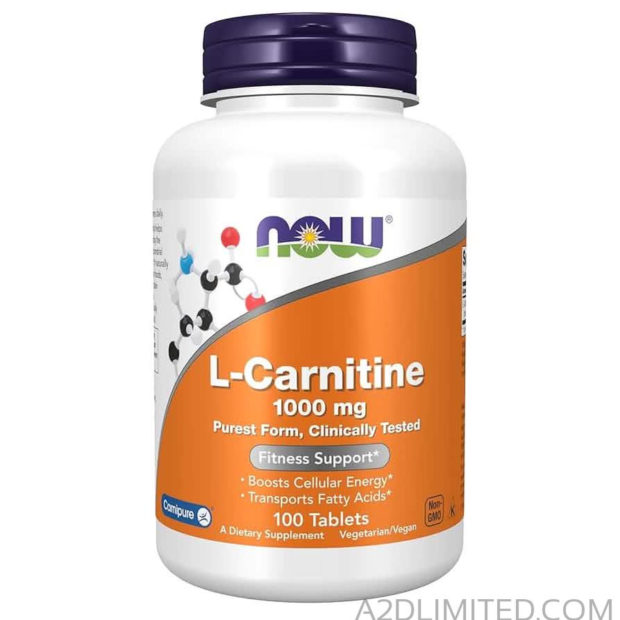 Now L-Carnitine 1000mg Tablets 50's