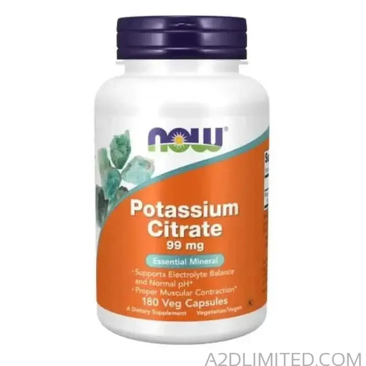 Now Potassium Citrate 99mg Capsule 180's