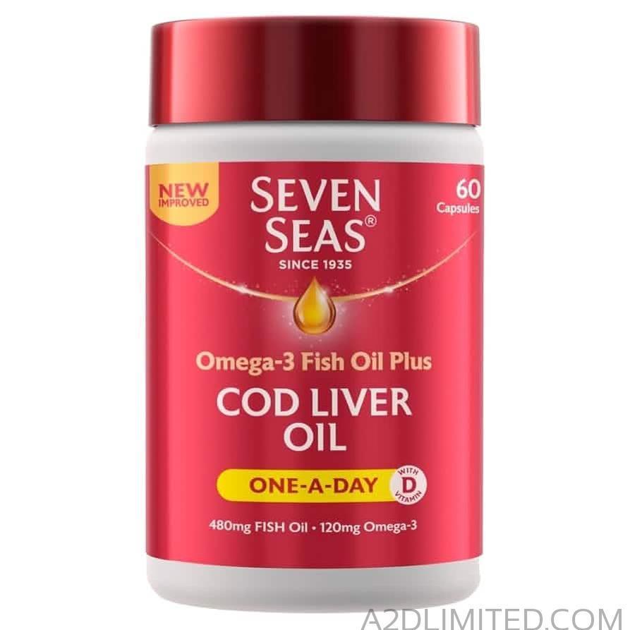 Seven Seas Cod Liver Oil Once-A-Day 60's