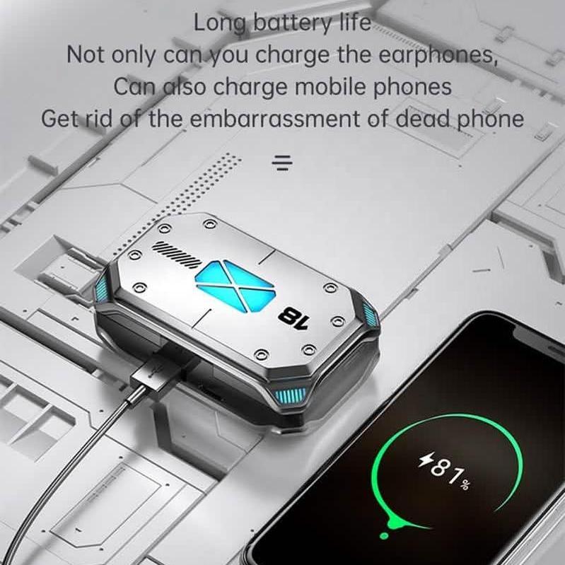 TWS V5.3 True Wireless Headset with Digital Indicator