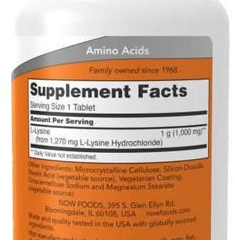 Ultimate L-Lysine Supplement 1000mg - Pack of 100