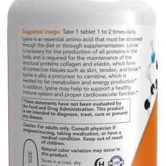 Ultimate L-Lysine Supplement 1000mg - Pack of 100