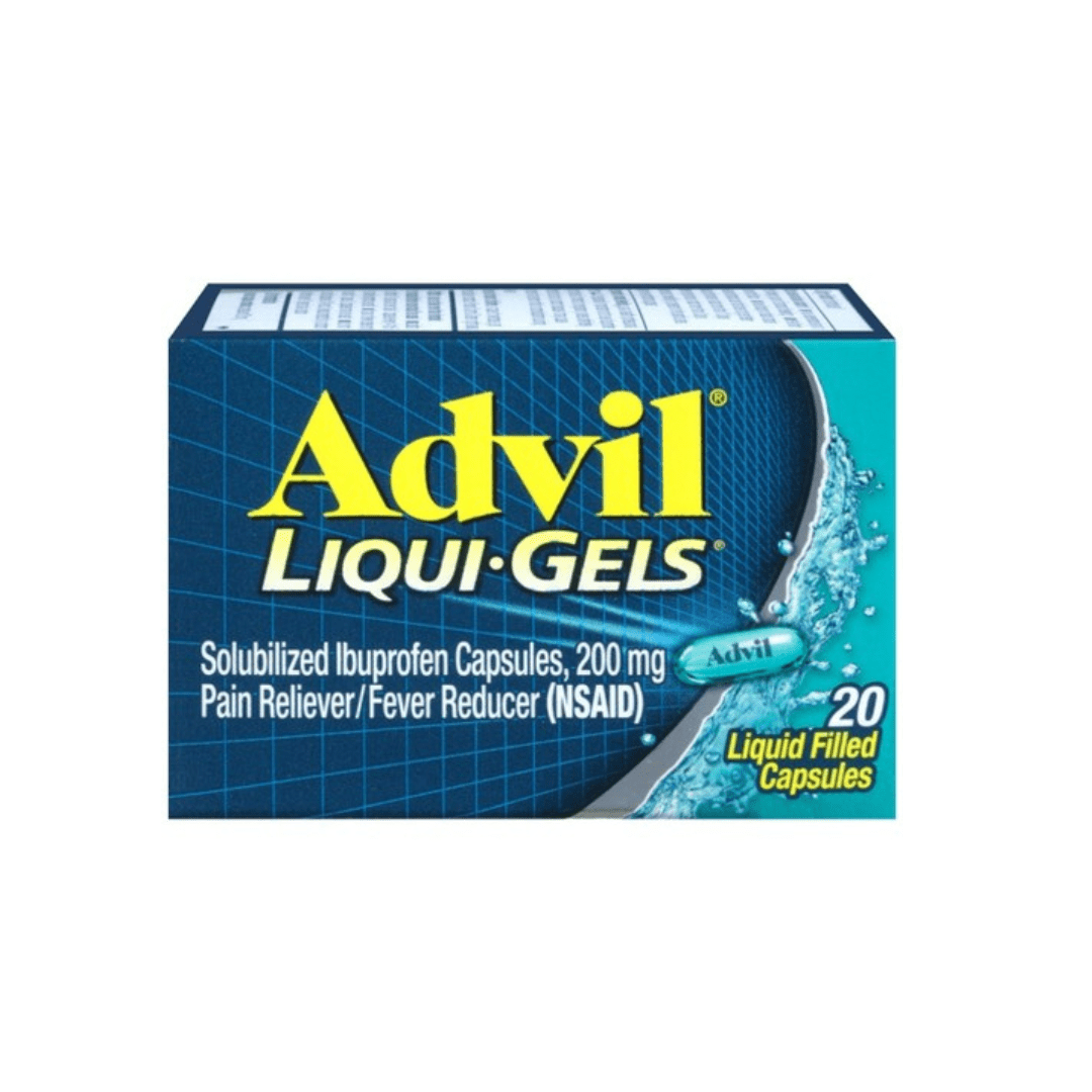 Advil Liqui - Gels 200mg 20’s - A2D LIMITED @Ashbiz
