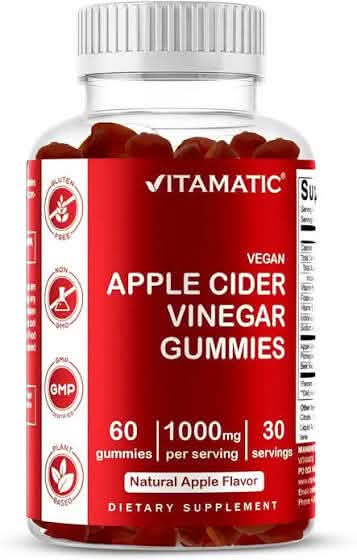 Apple Cider Vinegar Gummies 1000 mg 60's - A2D LIMITED @Ashbiz