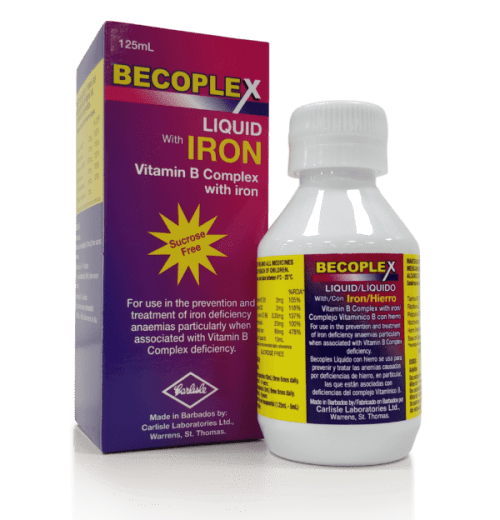 Becoplex with Iron 125 syrup - A2D LIMITED @Ashbiz