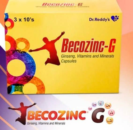 Becozinc - G Caps 30's - A2D LIMITED @Ashbiz