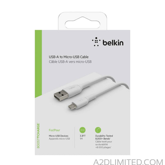 Belkin Boast Charge USB - A to Micro USB Charging Cable - A2D LIMITED @Ashbiz
