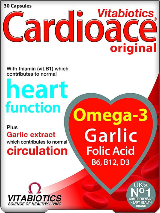 Cardioace Original Capsules 30's - A2D LIMITED @Ashbiz