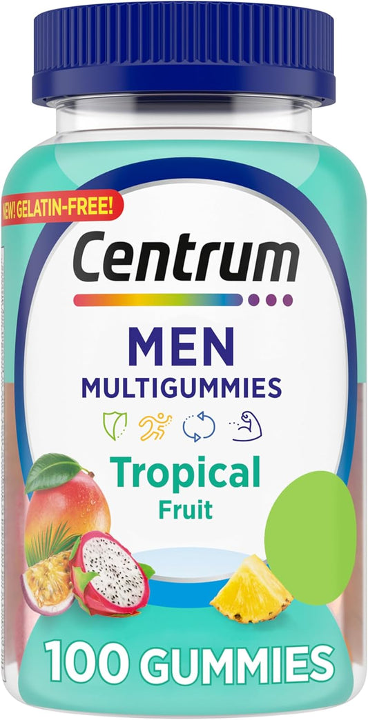 Centrum Men's Multivitamin Gummies 100's - A2D LIMITED @Ashbiz