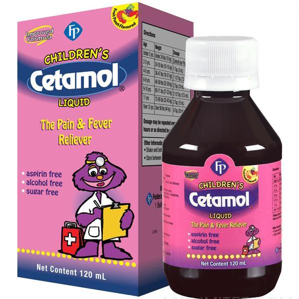 Cetamol Children Liquid(120ml) - A2D LIMITED @Ashbiz