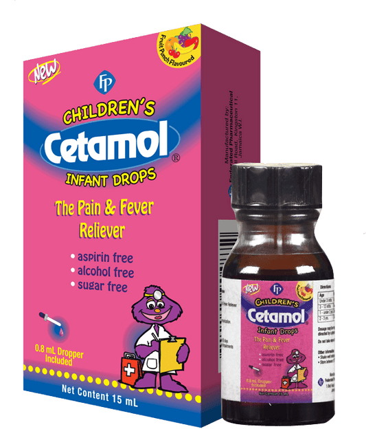Cetamol Children's Infant Drops (15ml) - A2D LIMITED @Ashbiz