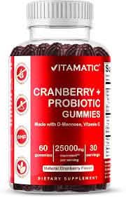 Cranberry Probiotic Gummies 60's - A2D LIMITED @Ashbiz