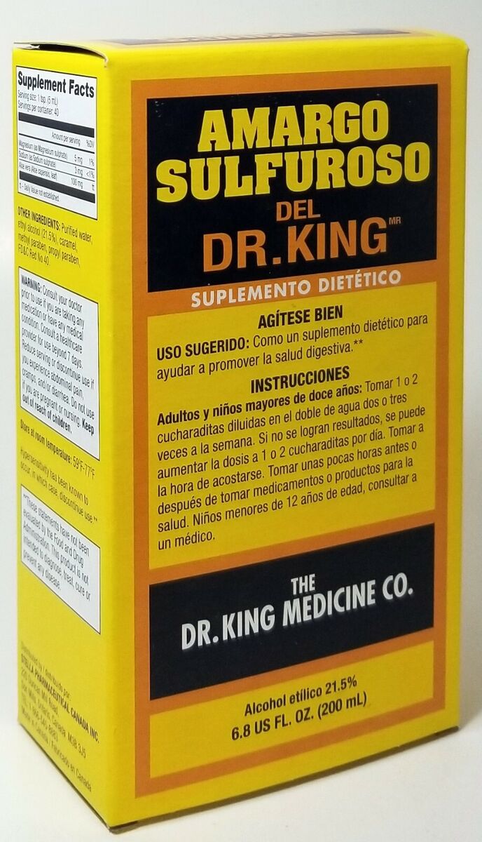 Dr. KINGS SULPHUR BITTERS 200ml - A2D LIMITED @Ashbiz