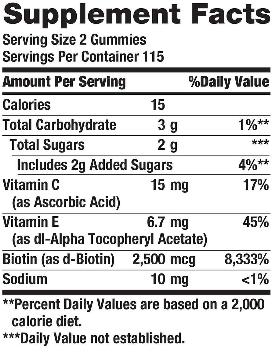 Hair, Skin & Nails Gummies * 80 (Nature's Bounty) - A2D LIMITED @Ashbiz