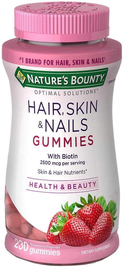 Hair, Skin & Nails Gummies * 80 (Nature's Bounty) - A2D LIMITED @Ashbiz