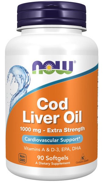 Now Cod Liver Oil 1000 mg * 90 - A2D LIMITED @Ashbiz